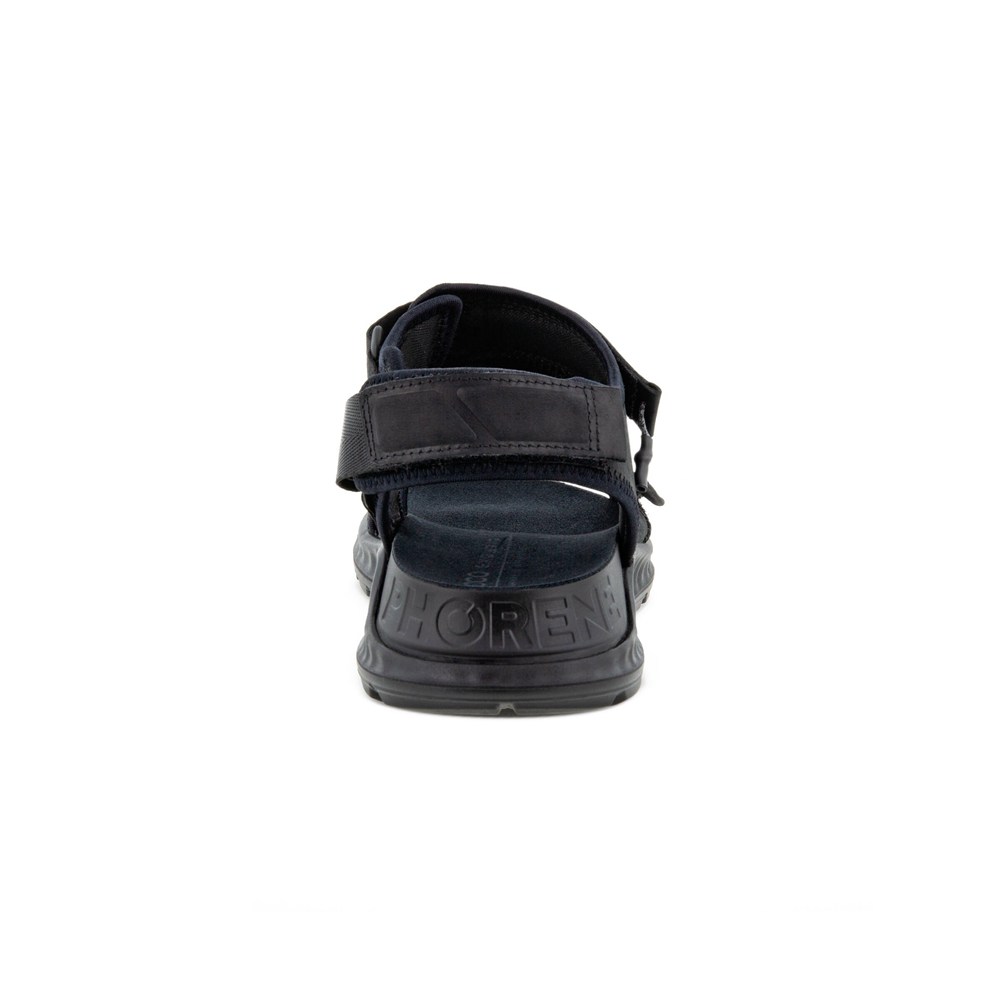 Sandalias Hombre - ECCO Exowrap 3S Velcro - Negros - RBI913027